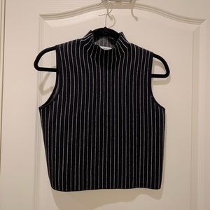 bar III mock neck tank